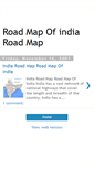 Mobile Screenshot of indiaroadmap.blogspot.com