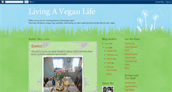 Desktop Screenshot of livingaveganlife.blogspot.com
