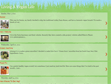 Tablet Screenshot of livingaveganlife.blogspot.com
