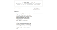 Desktop Screenshot of literaryevents.blogspot.com