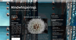 Desktop Screenshot of mindwhisperingsphotography.blogspot.com