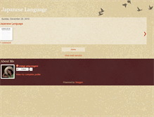 Tablet Screenshot of languagejapan.blogspot.com