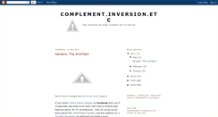 Desktop Screenshot of complementinversion.blogspot.com