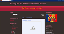 Desktop Screenshot of fcbhandboljuvenil.blogspot.com