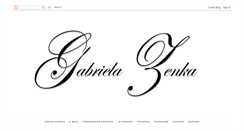 Desktop Screenshot of gabriela-zenka.blogspot.com