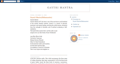 Desktop Screenshot of gaytrimantra.blogspot.com