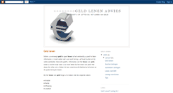 Desktop Screenshot of geld-lenen-advies.blogspot.com