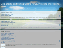 Tablet Screenshot of goldandminingnews.blogspot.com