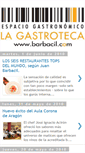 Mobile Screenshot of gastroteca-barbacil.blogspot.com