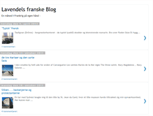 Tablet Screenshot of lavendelsfranskeblog.blogspot.com