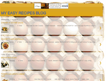 Tablet Screenshot of myeasyrecipesblog.blogspot.com