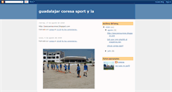 Desktop Screenshot of guadalajaracoresasport.blogspot.com