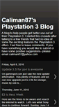 Mobile Screenshot of caliman87-ps3.blogspot.com