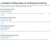 Tablet Screenshot of congresodeastrologiabolivia.blogspot.com