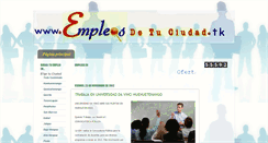 Desktop Screenshot of empleosdetuciudad.blogspot.com