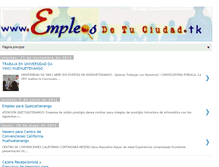 Tablet Screenshot of empleosdetuciudad.blogspot.com