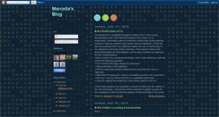 Desktop Screenshot of marcella09.blogspot.com