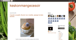 Desktop Screenshot of keskonmangecesoir.blogspot.com