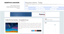 Desktop Screenshot of gramaticaelinguagem.blogspot.com
