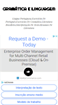 Mobile Screenshot of gramaticaelinguagem.blogspot.com