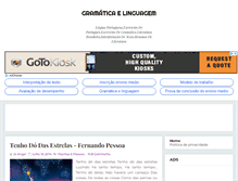 Tablet Screenshot of gramaticaelinguagem.blogspot.com