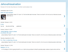 Tablet Screenshot of jehovahissalvation.blogspot.com