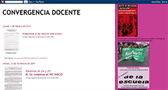 Desktop Screenshot of convergenciadocente.blogspot.com