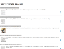 Tablet Screenshot of convergenciadocente.blogspot.com