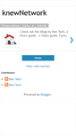 Mobile Screenshot of knewnetwork.blogspot.com