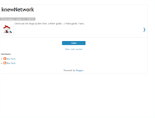 Tablet Screenshot of knewnetwork.blogspot.com