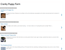 Tablet Screenshot of crankypuppy.blogspot.com