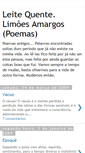 Mobile Screenshot of leitequentelimoesamargos.blogspot.com