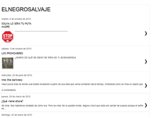 Tablet Screenshot of elnegrosalvaje.blogspot.com