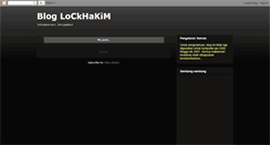 Desktop Screenshot of lockhakim.blogspot.com