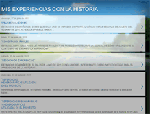 Tablet Screenshot of misexperienciasconlahistoria.blogspot.com