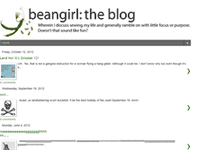 Tablet Screenshot of beangirldesign.blogspot.com