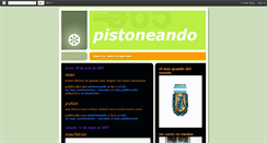 Desktop Screenshot of pistoneando.blogspot.com