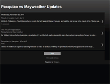 Tablet Screenshot of pacquiao-vs-mayweather-updates-live.blogspot.com