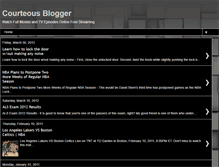 Tablet Screenshot of courteousblogger.blogspot.com