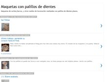 Tablet Screenshot of maquetasconpalillos.blogspot.com