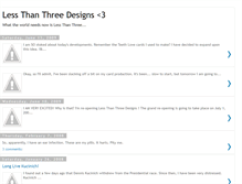 Tablet Screenshot of lessthanthreedesigns.blogspot.com