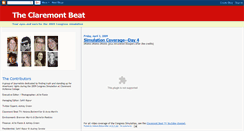 Desktop Screenshot of claremontbeat.blogspot.com