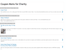 Tablet Screenshot of couponmomsforcharity.blogspot.com