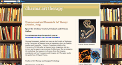 Desktop Screenshot of dharmaarttherapy.blogspot.com