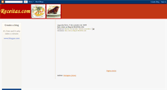Desktop Screenshot of blogreceitascom.blogspot.com