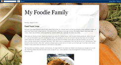 Desktop Screenshot of myfoodiefamily-nick.blogspot.com