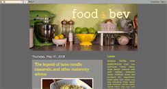 Desktop Screenshot of food-and-bev.blogspot.com