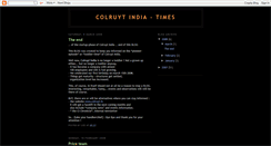 Desktop Screenshot of colruyt-india-times.blogspot.com