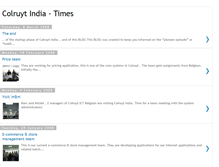 Tablet Screenshot of colruyt-india-times.blogspot.com