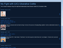 Tablet Screenshot of myfightwithuc.blogspot.com